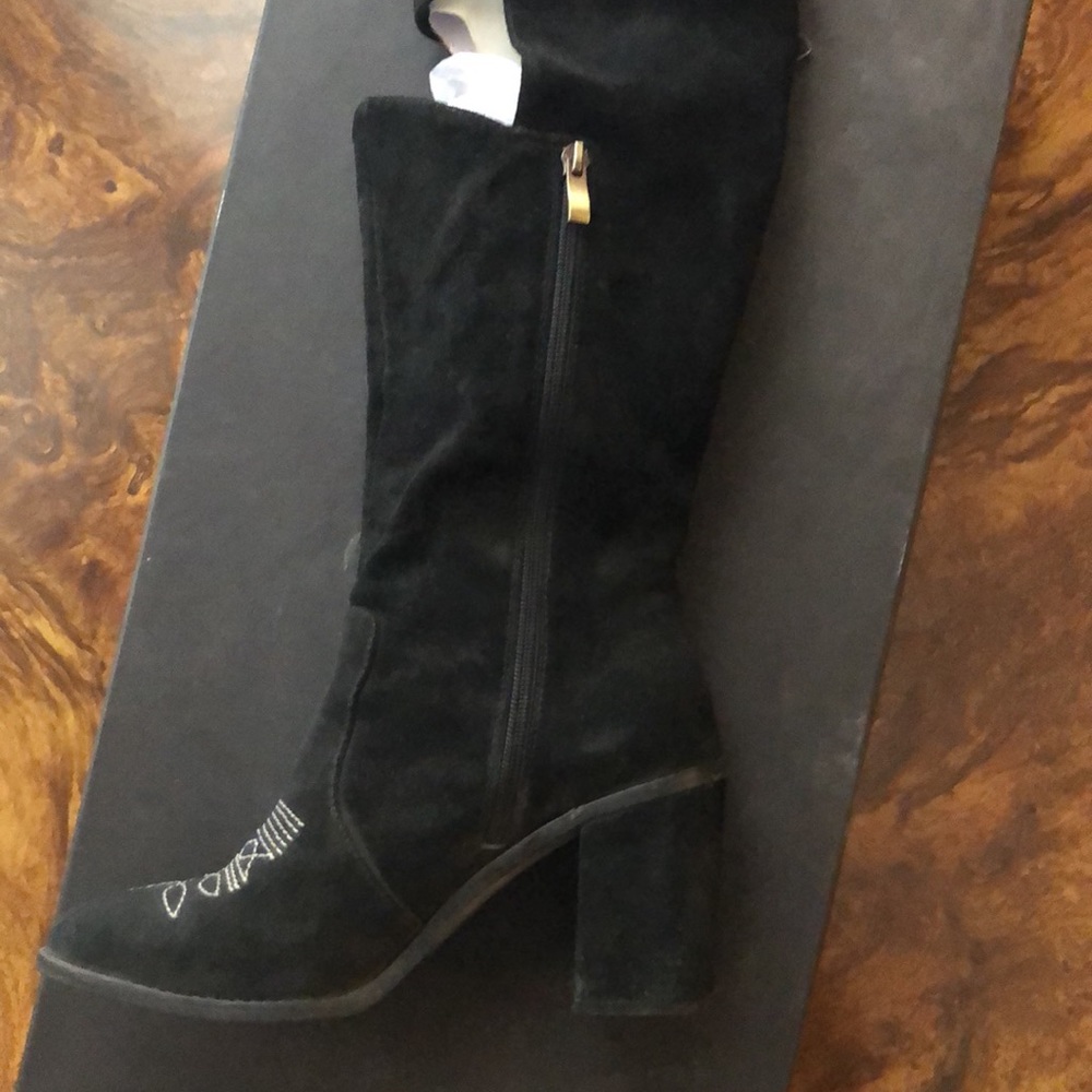 Vintage Nightwalker Esperado Western Cowboy Y2K Suede Boot size 9 - Picture 10 of 12